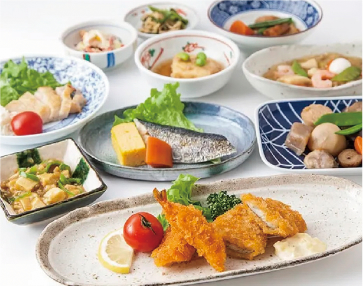 栄養バランスの整った食事・堺市堺区の老人ホーム【晴れる家大仙公園】